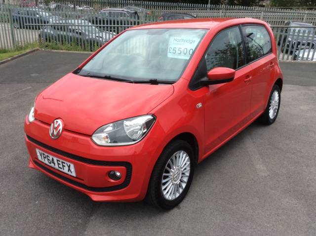 Volkswagen Up 1.0 High Up 5dr Hatchback Petrol Red