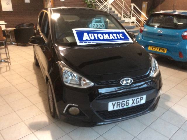 Hyundai i10 1.2 Premium 5dr Auto Hatchback Petrol Saphire Black